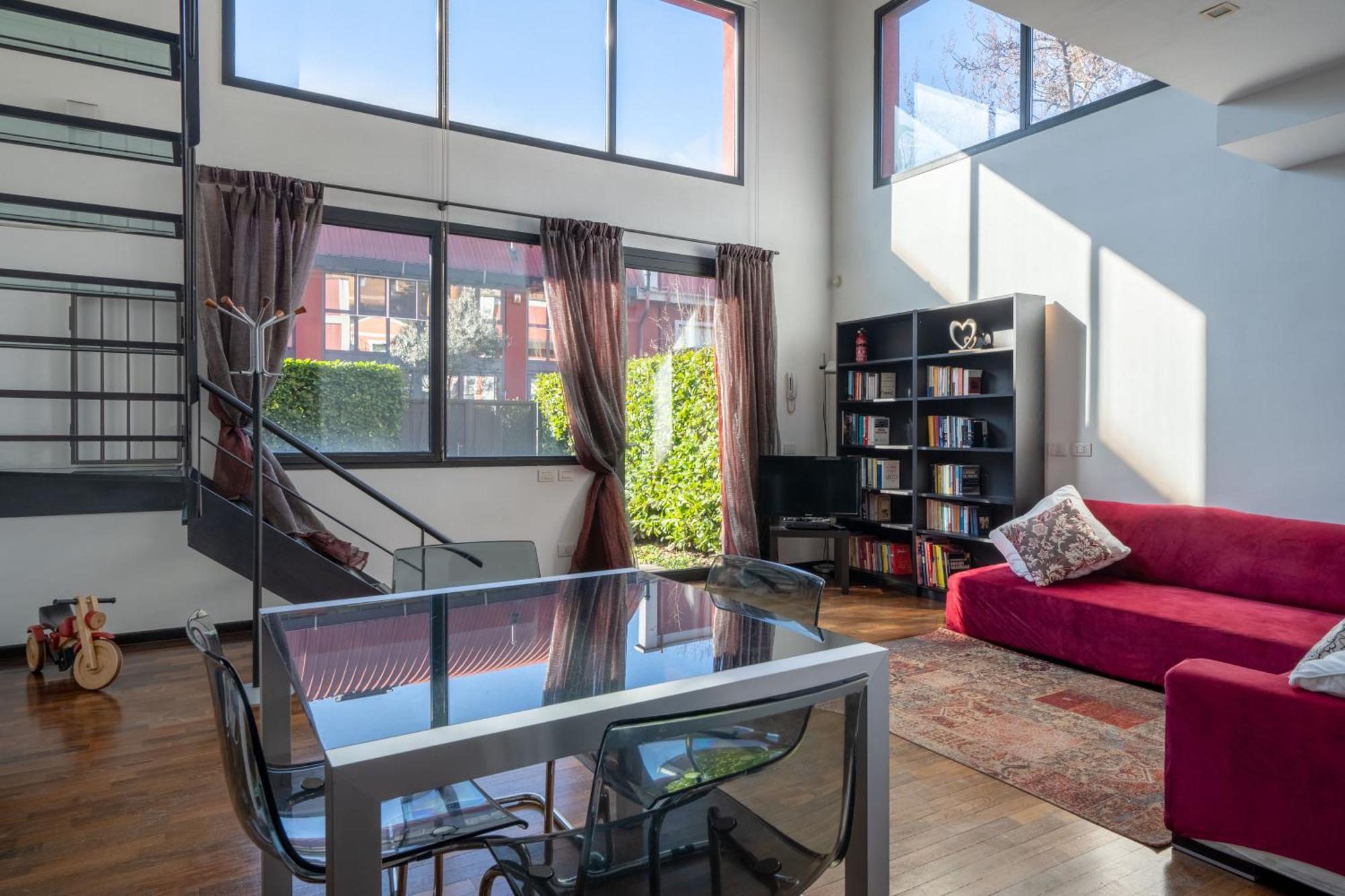 Design Loft Milano - Red Lofty - Collegato A Rho Fiera E Mico, Wi-Fi & Parking Appartement *